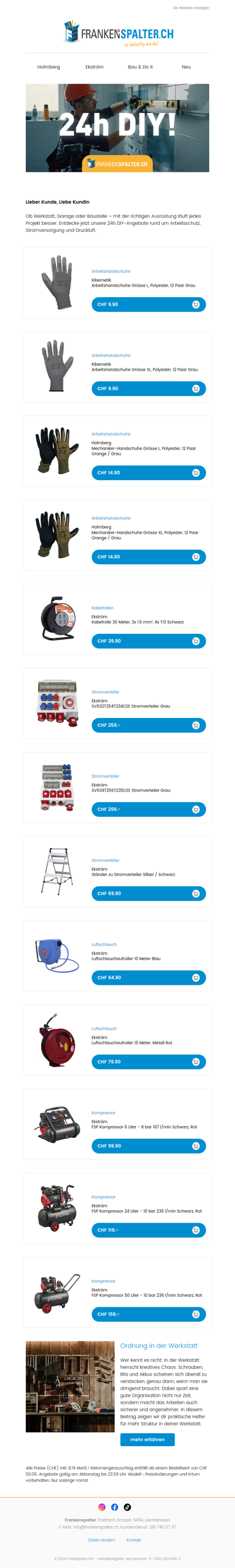 24h DIY: Deine Ausrüstung wartet: Jetzt Angebote sichern