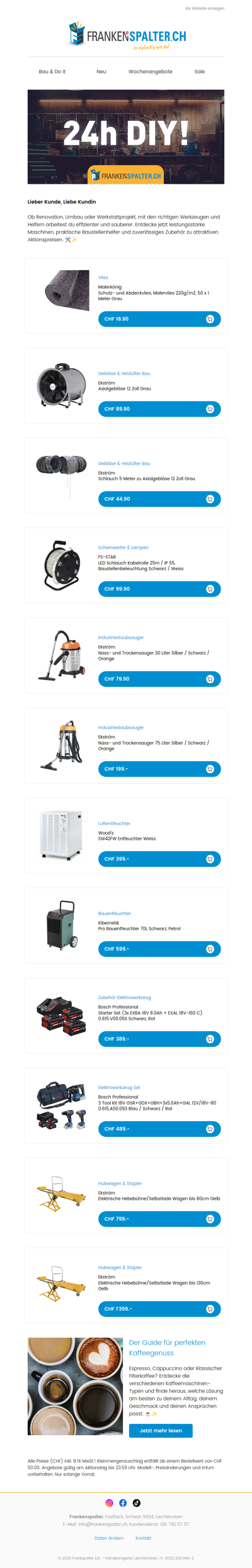 🔨 Alles für dein nächstes DIY-Projekt, jetzt zu Aktionspreisen