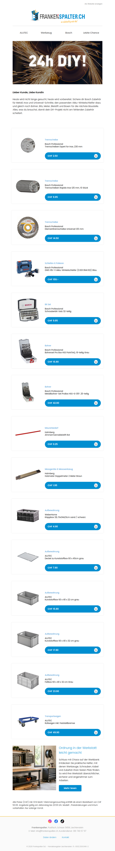 24h-DIY: Bosch Power fürs Schneiden, Bohren und Schrauben