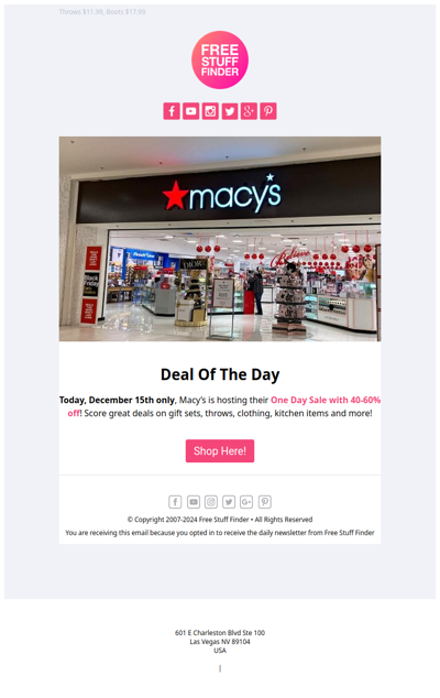 🤯 One Day Sale at Macy’s