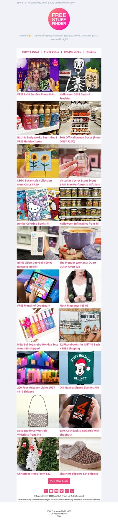 🧟 FREE Zombie Photo Print 🎃 Halloween Deals & Freebies