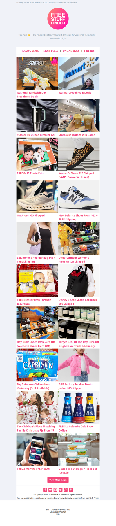 🥪 National Sandwich Day Freebies & Deals 🔥 Walmart Freebies & Deals