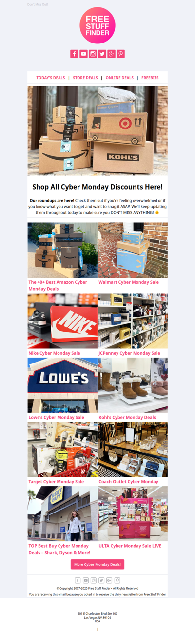 😱 Crazy Cyber Monday Roundups Inside!