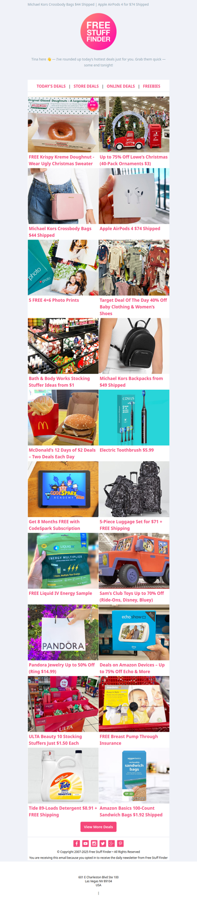 🍩 FREE Krispy Kreme Doughnut 🎄 Up to 75% Off Lowe’s Christmas