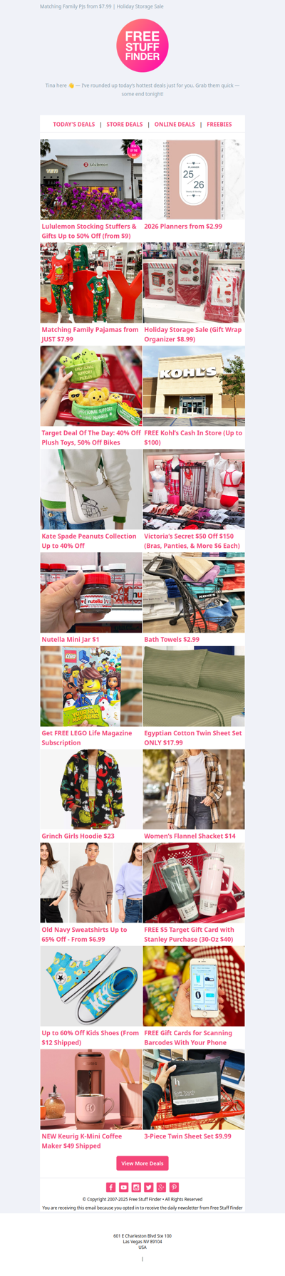 🎁 Lululemon Up to 50% Off 🤩 Planners from $2.99