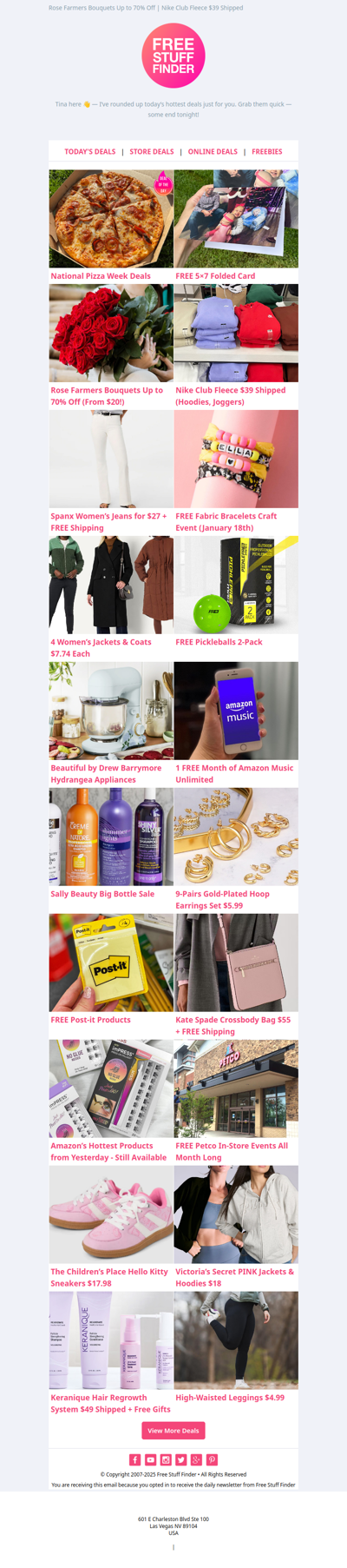 🍕 National Pizza Week Deals 😍 FREE 5×7 Folded Card