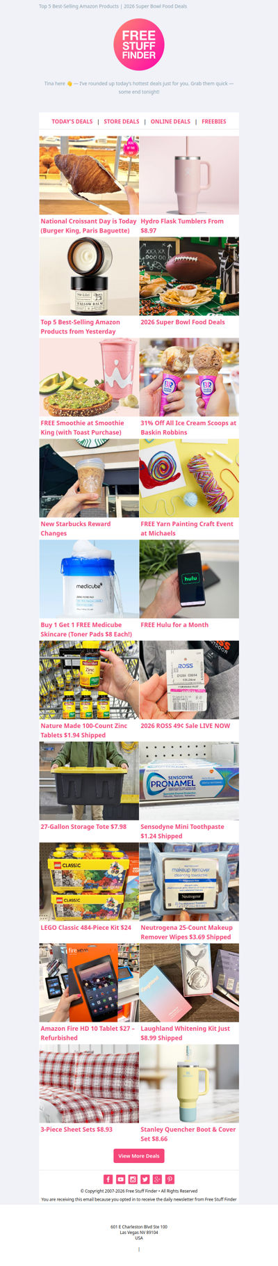 🥐 National Croissant Day is Today 💦 Hydro Flask From $8.97