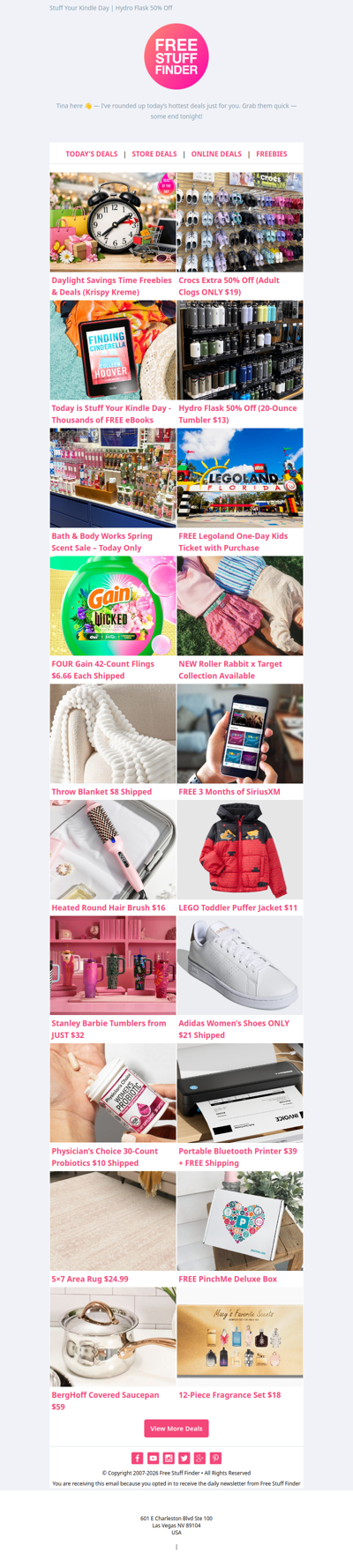 🤯 Daylight Savings Freebies 📣 Crocs Extra 50% Off