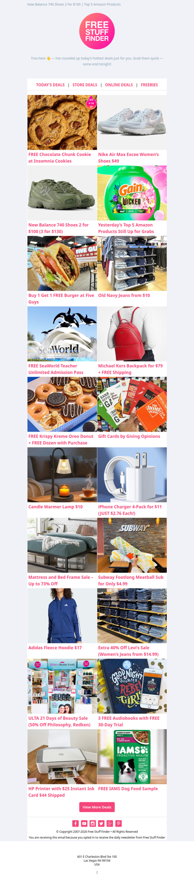 🍪 FREE Chocolate Cookie 🤸‍♂️ Nike Air Max Shoes $49