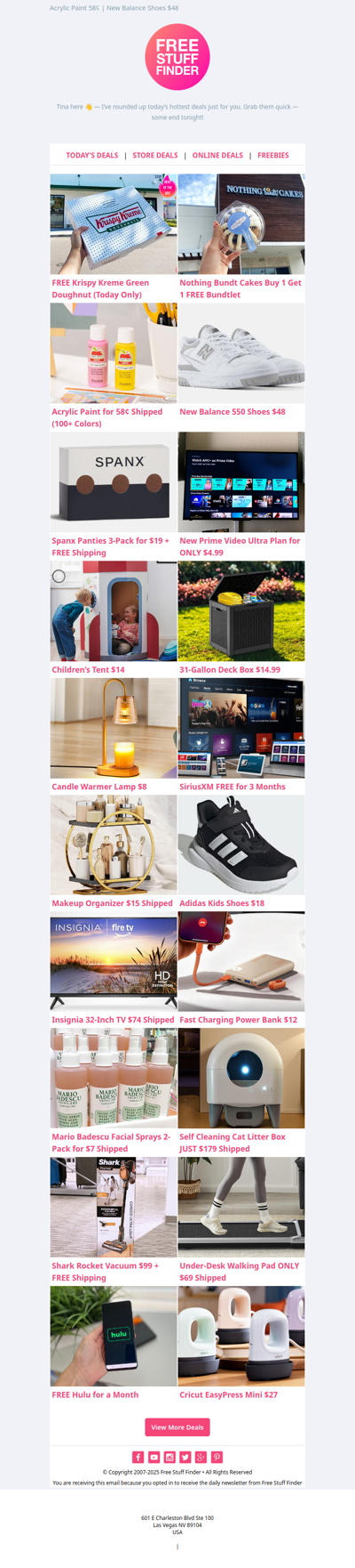 💚 FREE Krispy Kreme Green Doughnut 😍 Nothing Bundt B1G1 FREE