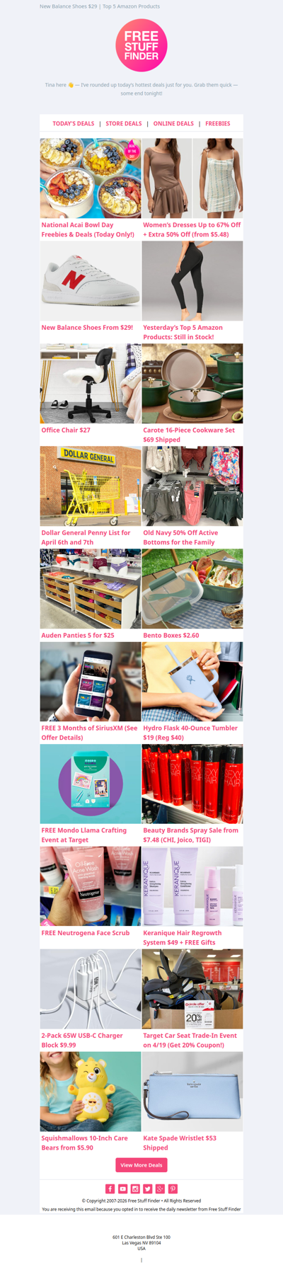 🤩 National Acai Bowl Day Deals 👗 Women’s Dresses $5