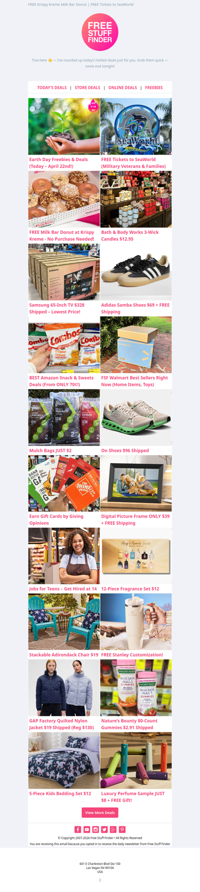 🌍 Celebrate Earth Day with These Freebies & Deals!