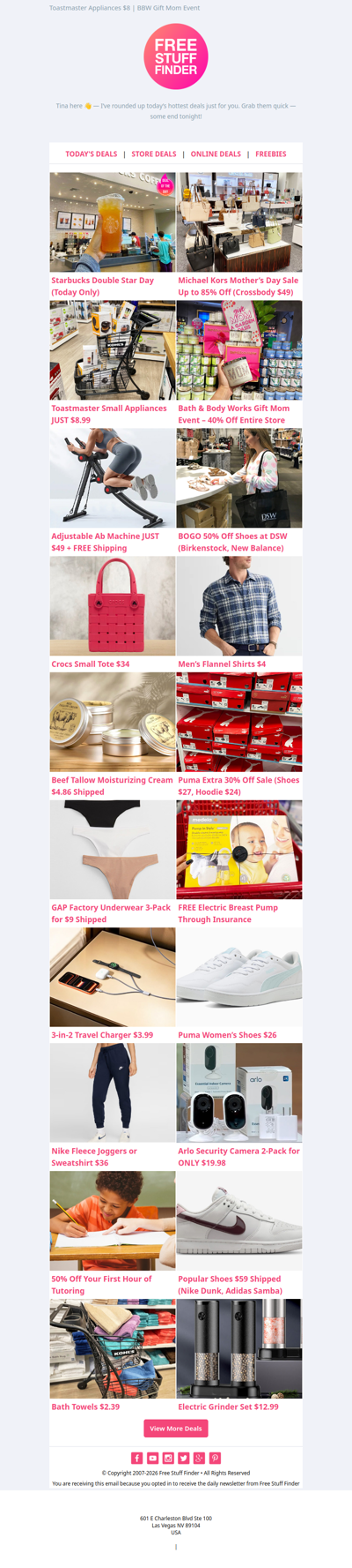 🌟 Starbucks Double Star Day 😍 Michael Kors Up to 85% Off