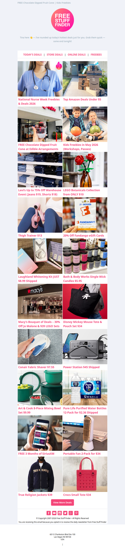 📣 National Nurse Week Freebies 😲 Amazon Deals Under $5