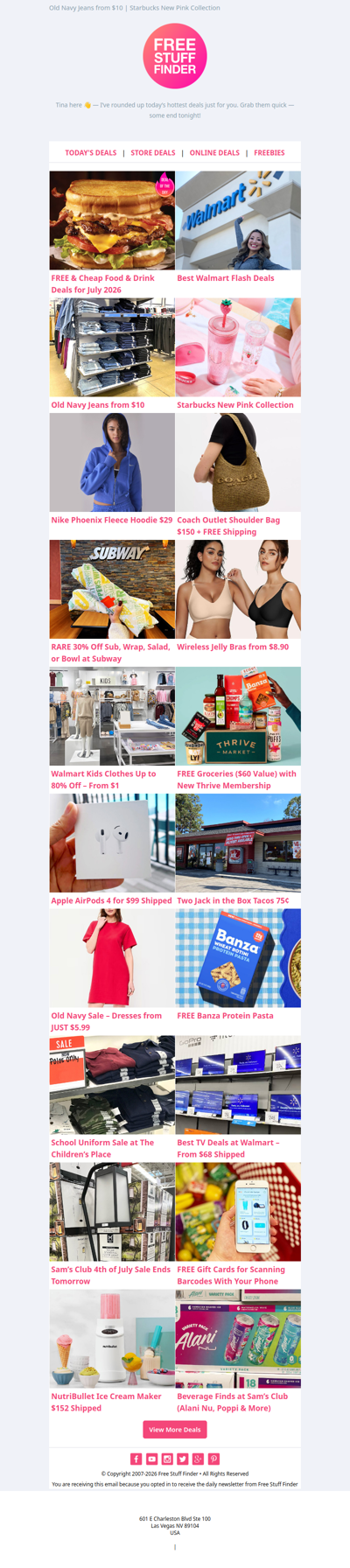 😱 July's FREE & Cheap Food & Drink Deals 📢 Best Walmart Flash Deals