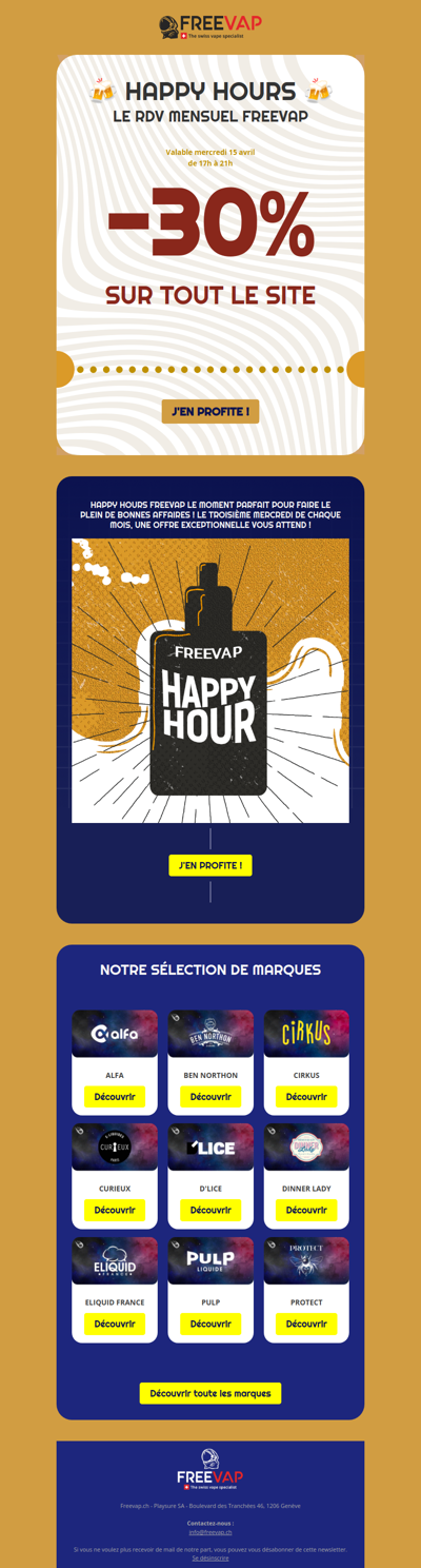 💸 -30% sur tout le site pour quelques heures seulement !