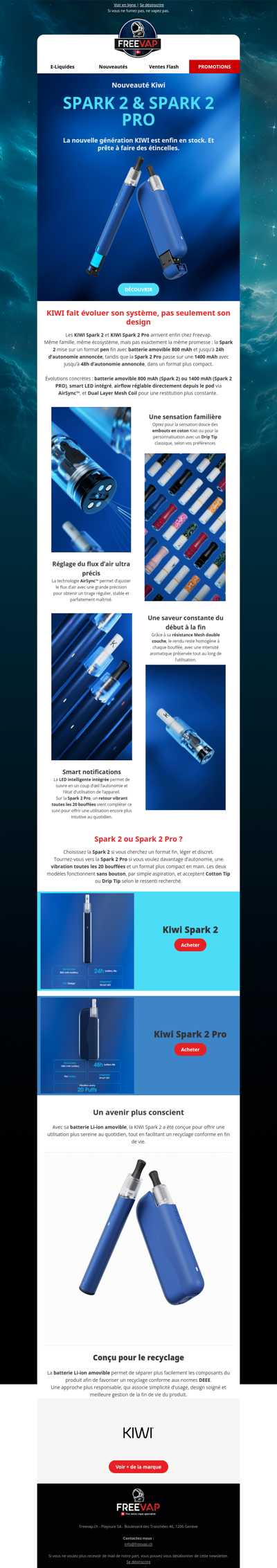 🚀 KIWI Spark 2 et Spark 2 Pro sont enfin en stock !