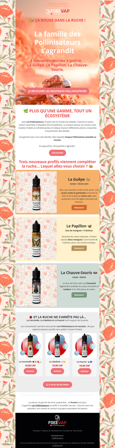 🐝 Ça bourdonne chez Protect… 3 nouveautés sont arrivées !