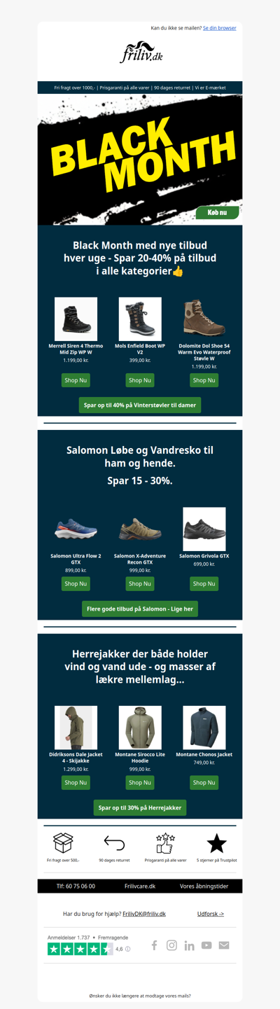 Black Month - Spar 20 - 40% på vintervarer