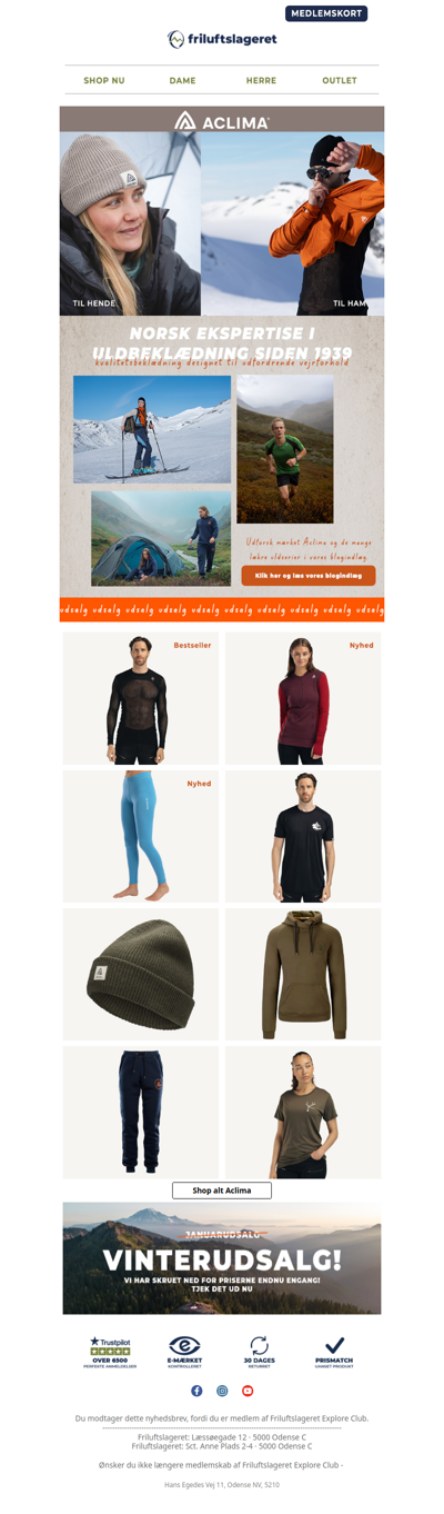 Aclima og uld i verdensklasse 🐑❄️