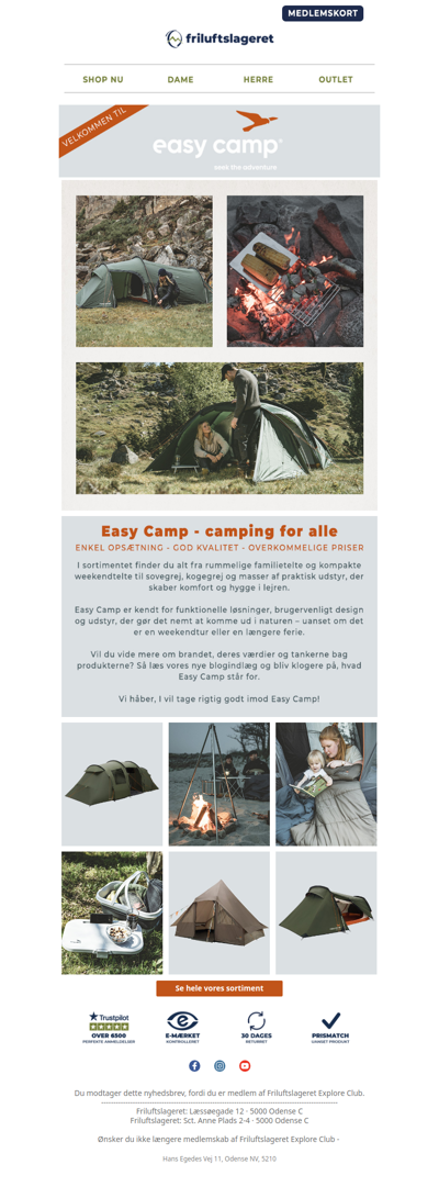 Easy Peasy camping – sig hej til Easy Camp 🏕️
