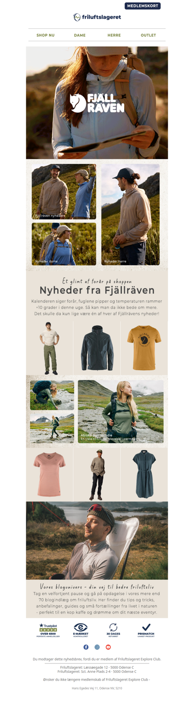 Forår - Friluftsliv - Fjällräven 💛