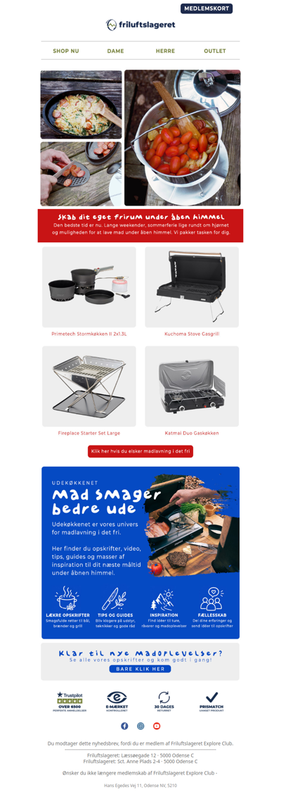 Dit frirum under åben himmel 🥘🔥