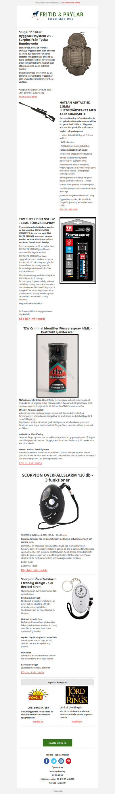 Snigel 110 liter Ryggsäckssystem 2.0 - Surplus!