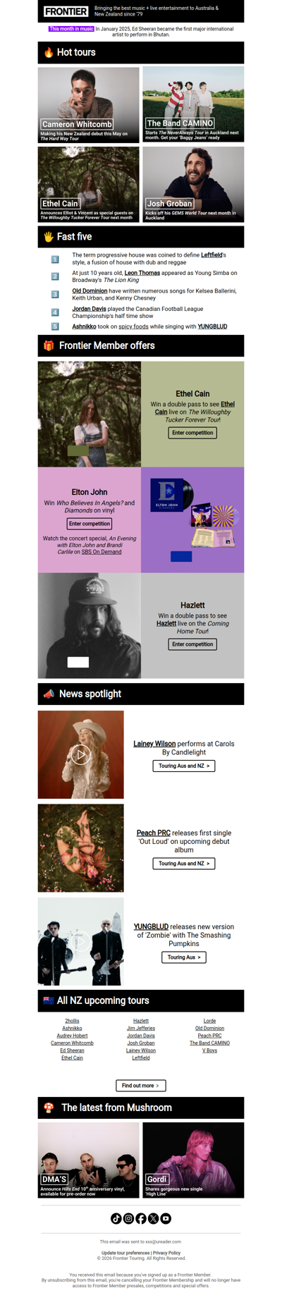 🔥 Hot tours, cool prizes ❄️