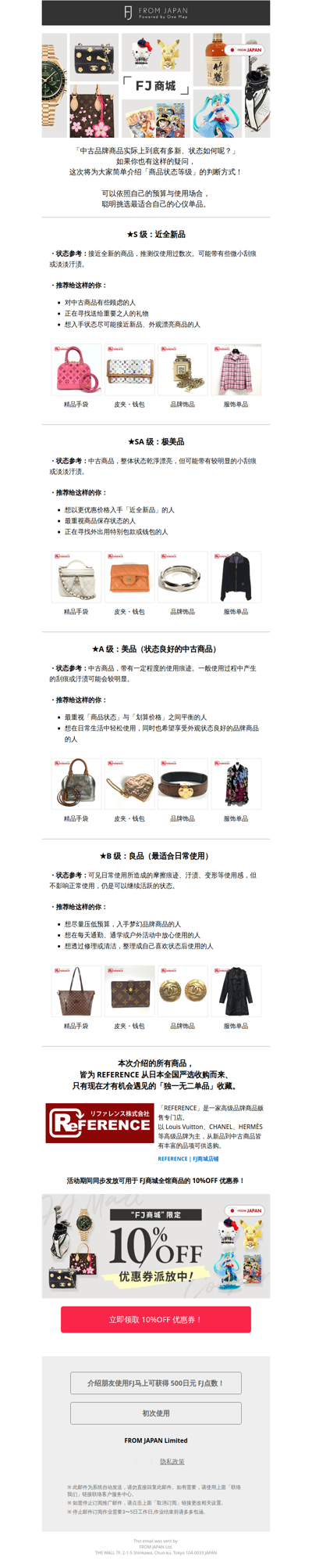 【商品状态分级指南】从近全新的 S 级，到适合日常使用的 B 级高级品牌商品，一次带你看懂！⭐