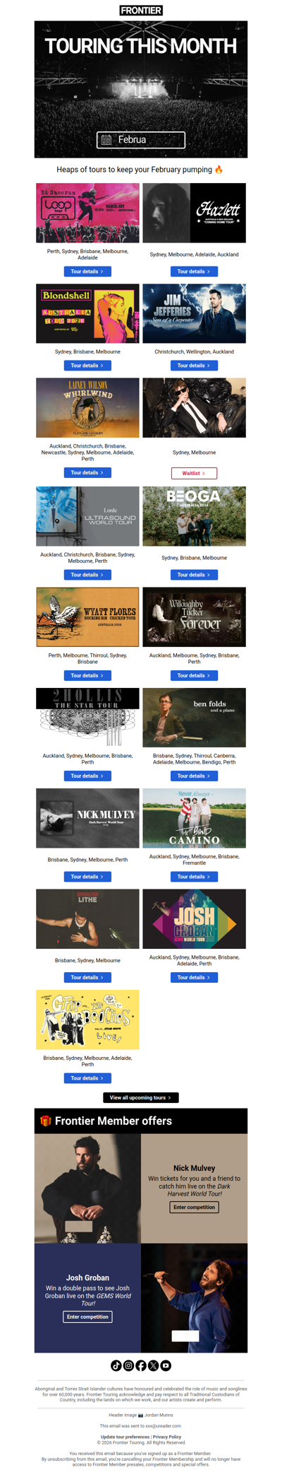 💫 17 tours this month, how many are we seeing you at?