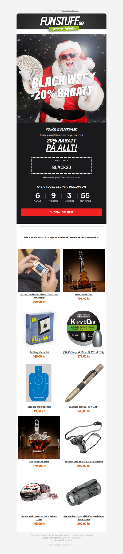 🔥NU KÖR VI! -20% Rabatt på ALLT🔥