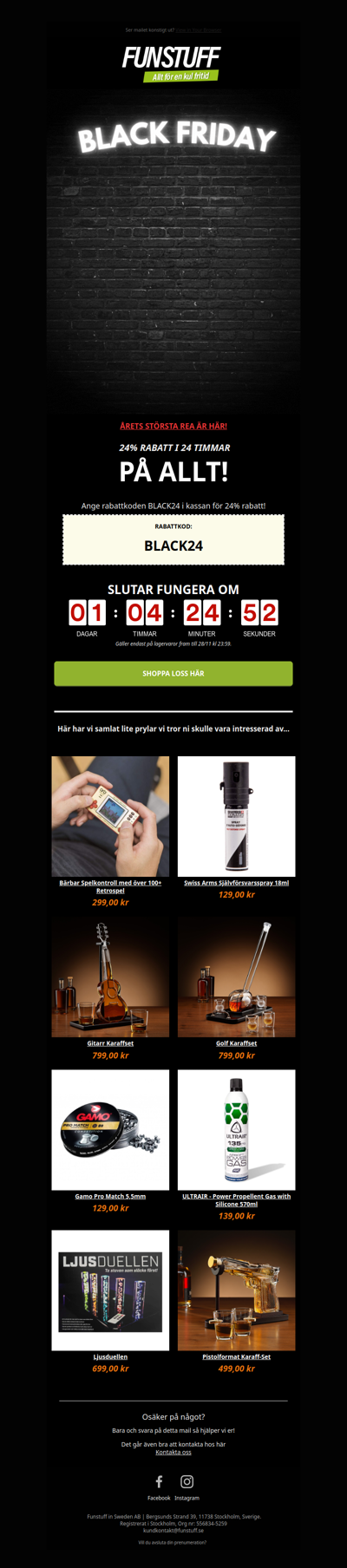 ⏰ Endast 6h kvar på ÅRETS STÖRSTA REA 😱