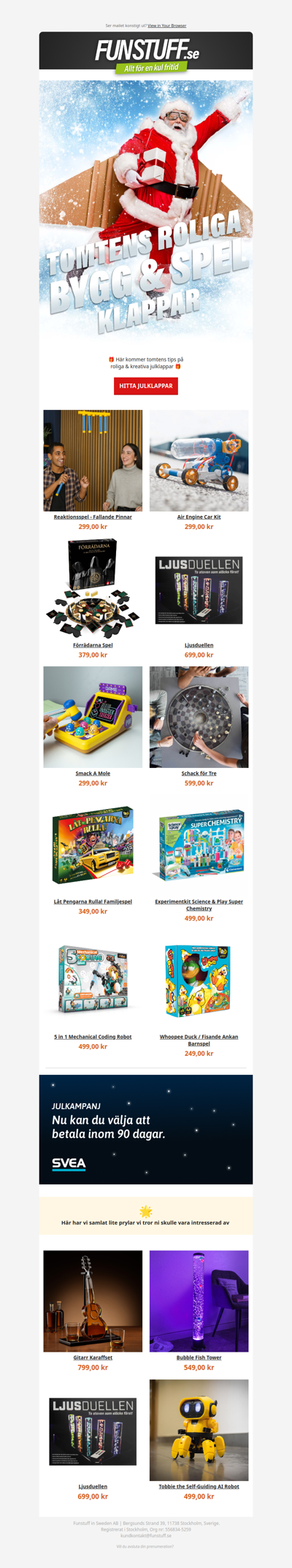 🚀Upptäck våra roliga Spel & Lek klappar!🎁