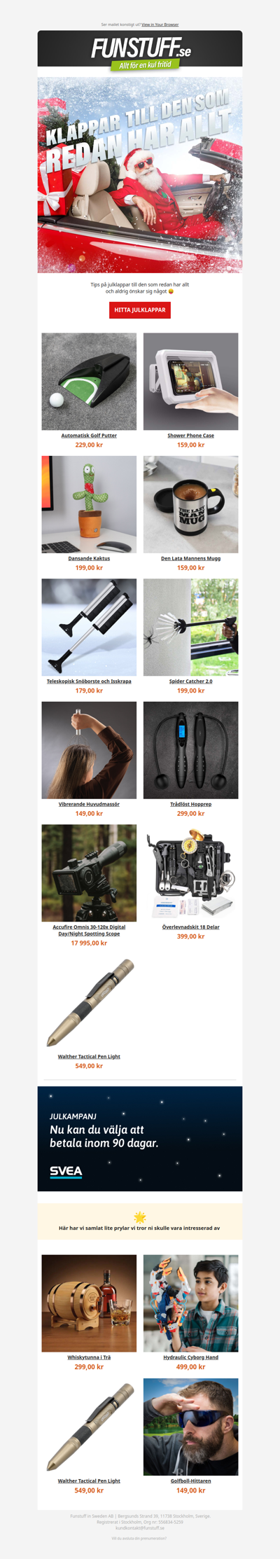 🎁 Julklappstips till den som redan har allt 🤪