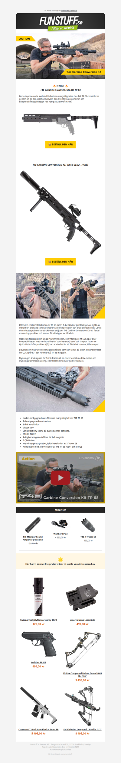 💪 Maxa T4E TR-68 med nya Conversion Kit🔥