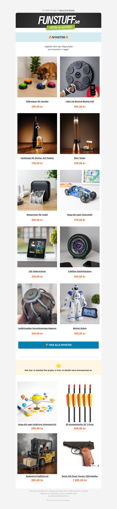 🛍️ Nya roliga produkter väntar på dig! 🤩