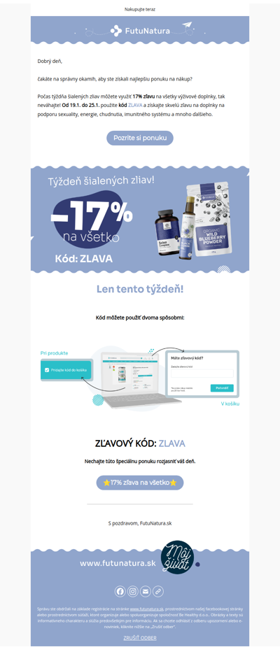 -17% na všetko 📢