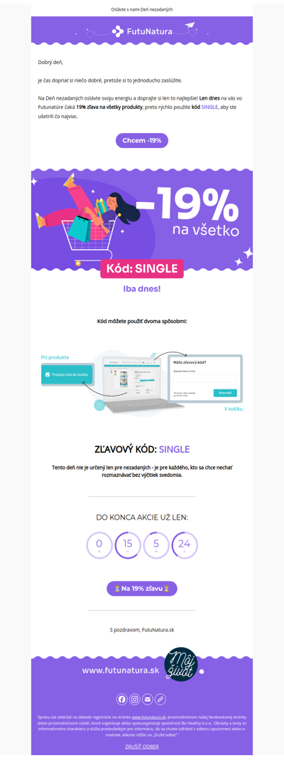 -19% na celý sortiment 🌟