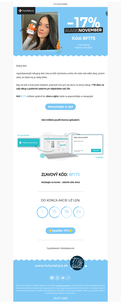Presvedčte sa: -17% Black Friday 🚀