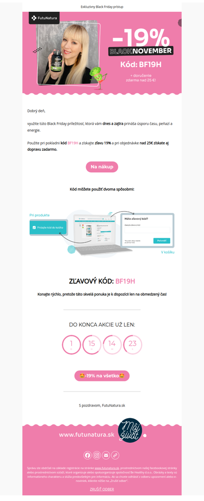 Využite -19% na všetko 🚨