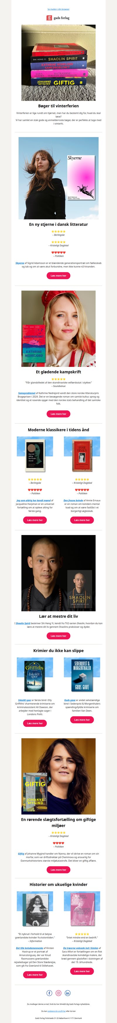 Hvad skal du læse i vinterferien?