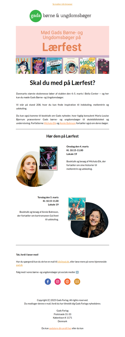 Skal du med på Lærfest?