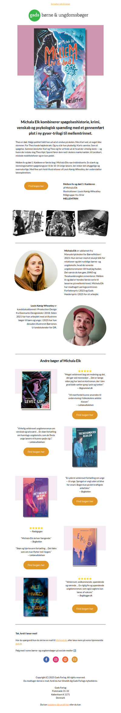 Spøgelsesgyser om venskab og retfærdighed