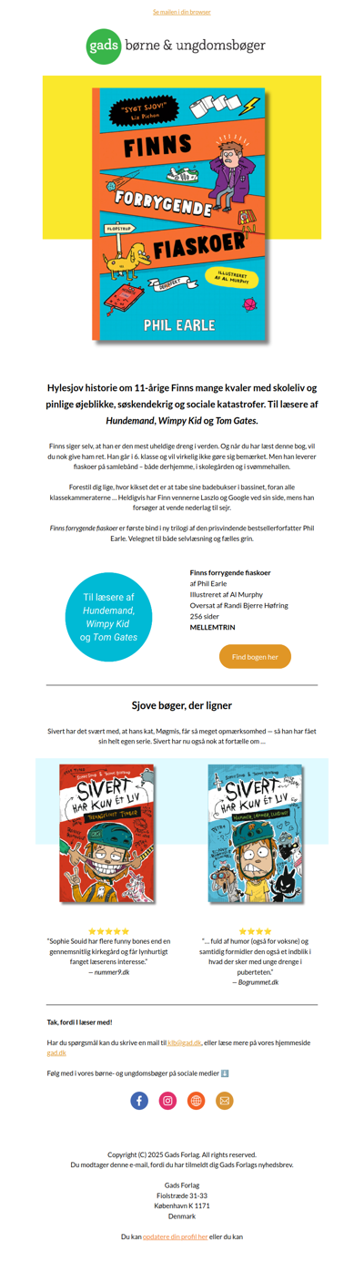 I dag udkommer: Finns forrygende fiaskoer