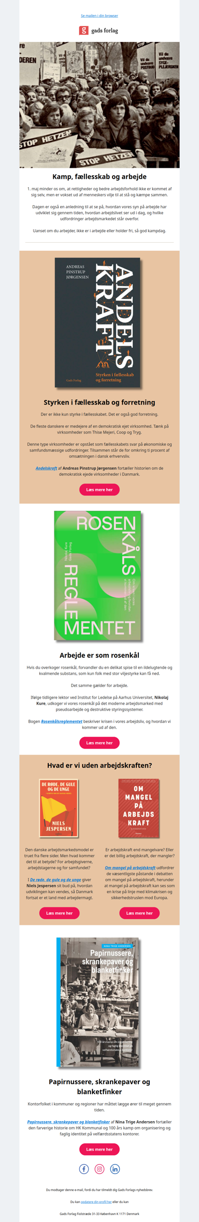 Arbejdsliv og fællesskab
