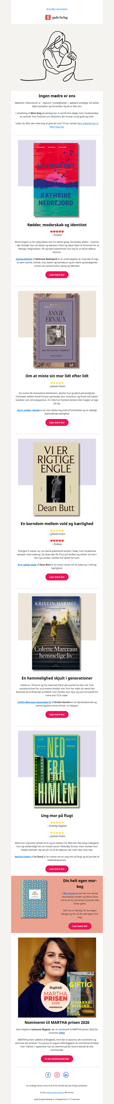 Ingen mødre er ens