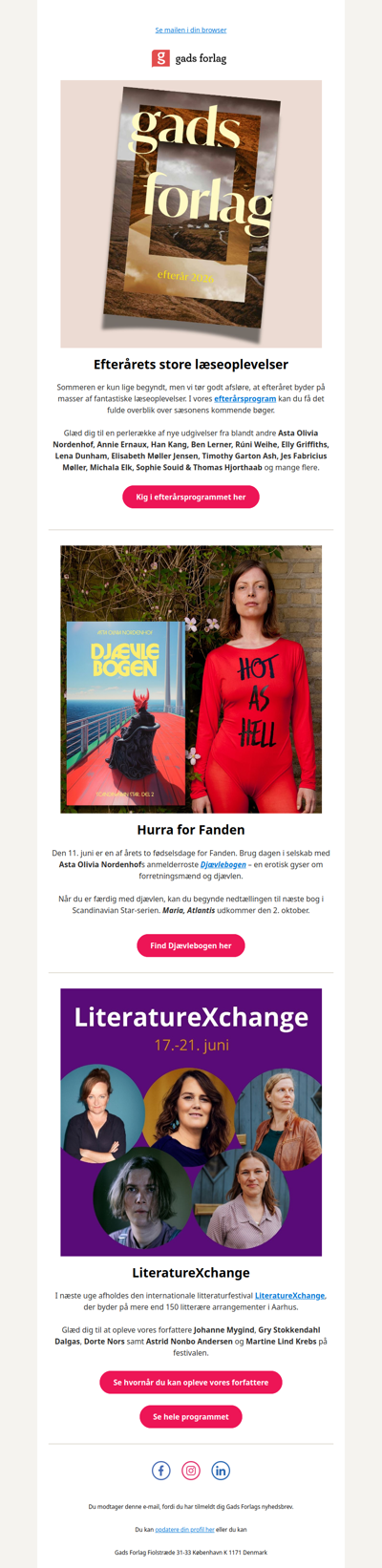 Glæd dig til en perlerække af nye bøger