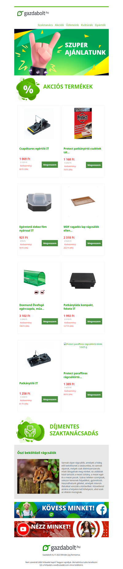 Védekezzünk a rágcsálók ellen!