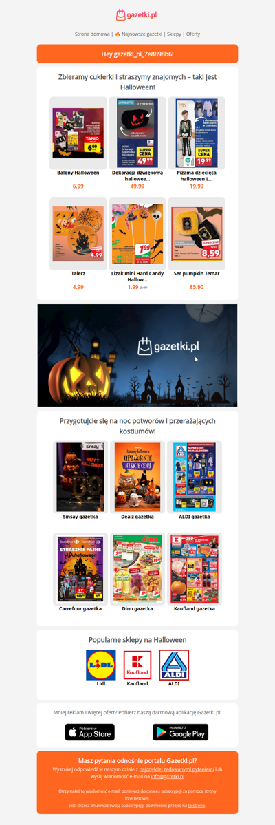 🎃 Halloween z Gazetki.pl